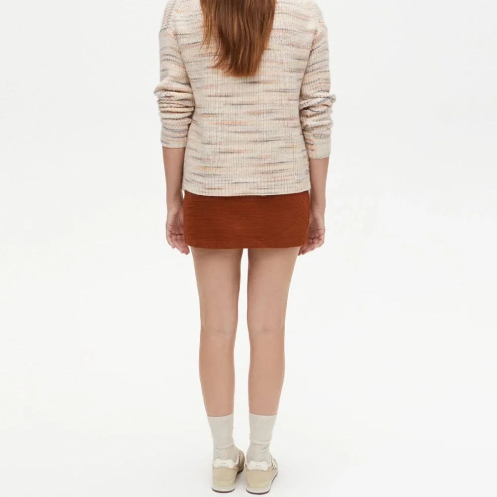 Michael Stars Rust Mini Skirt - Picture 2 of 8